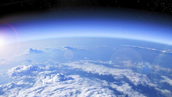 view of Earth from space KE 1789 ozon1